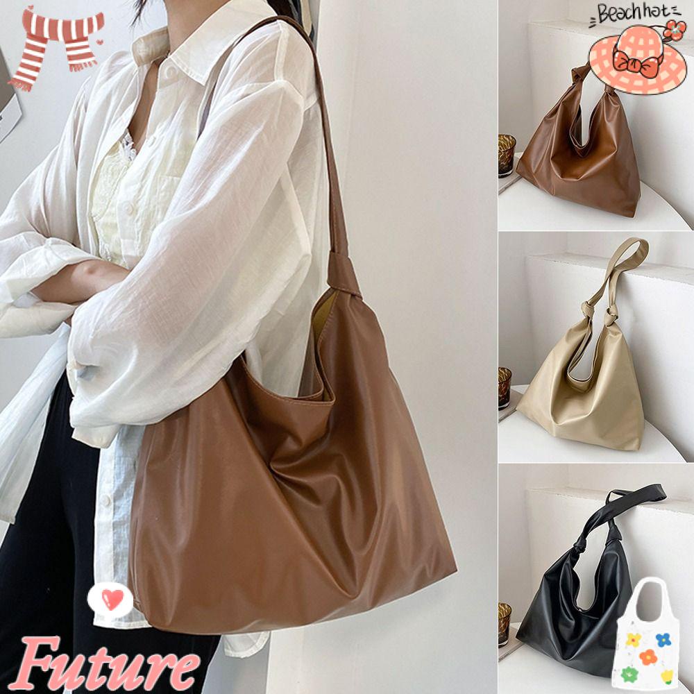 Túi Xách Da PU Đeo Vai Sức Chứa Lớn Thời Trang Cho Nữ