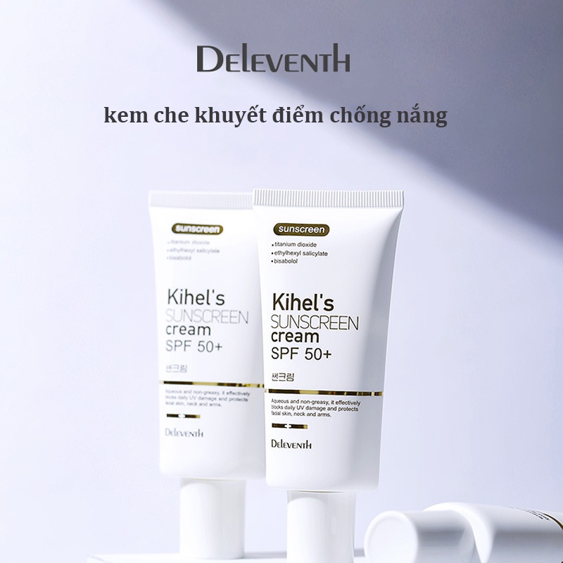 Kem chống nắng vật lý DELEVENTH Dr Johom SPF 50+ PA+++tươi mát và thoáng khí làm trắng da 50g