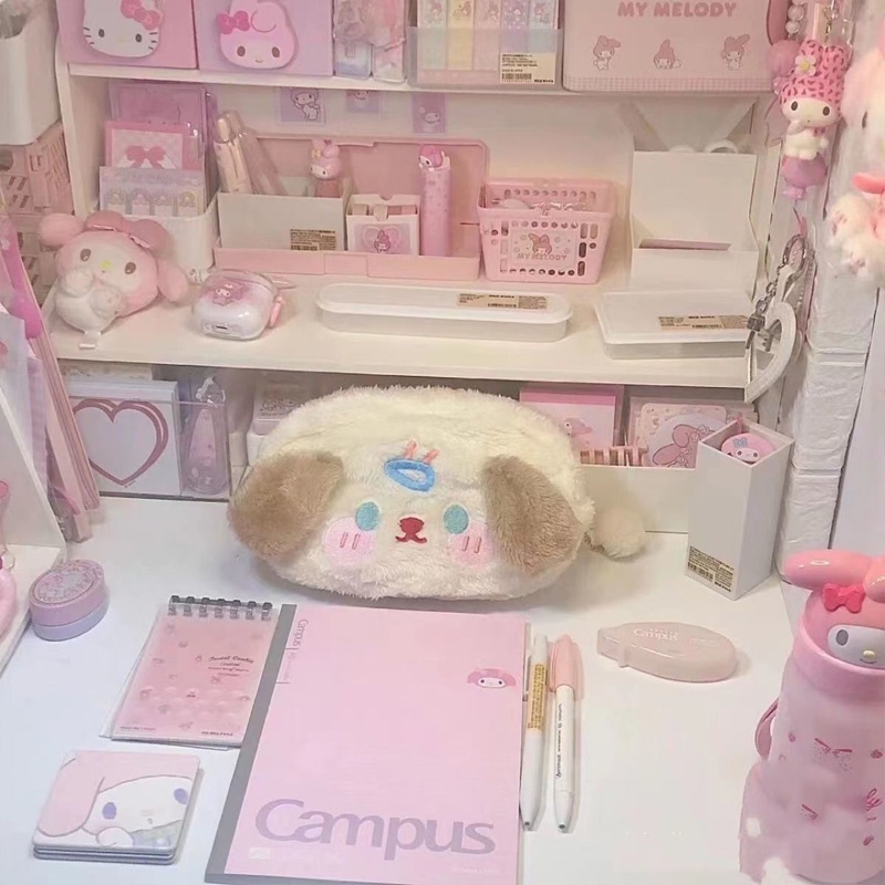 Túi đựng bút hộp bút lông hình cún trắng | Panda House