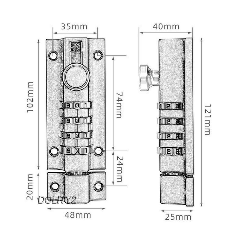 [Dolity2] Bộ Sản Phẩm Khóa Mật Khẩu Cơ Khí