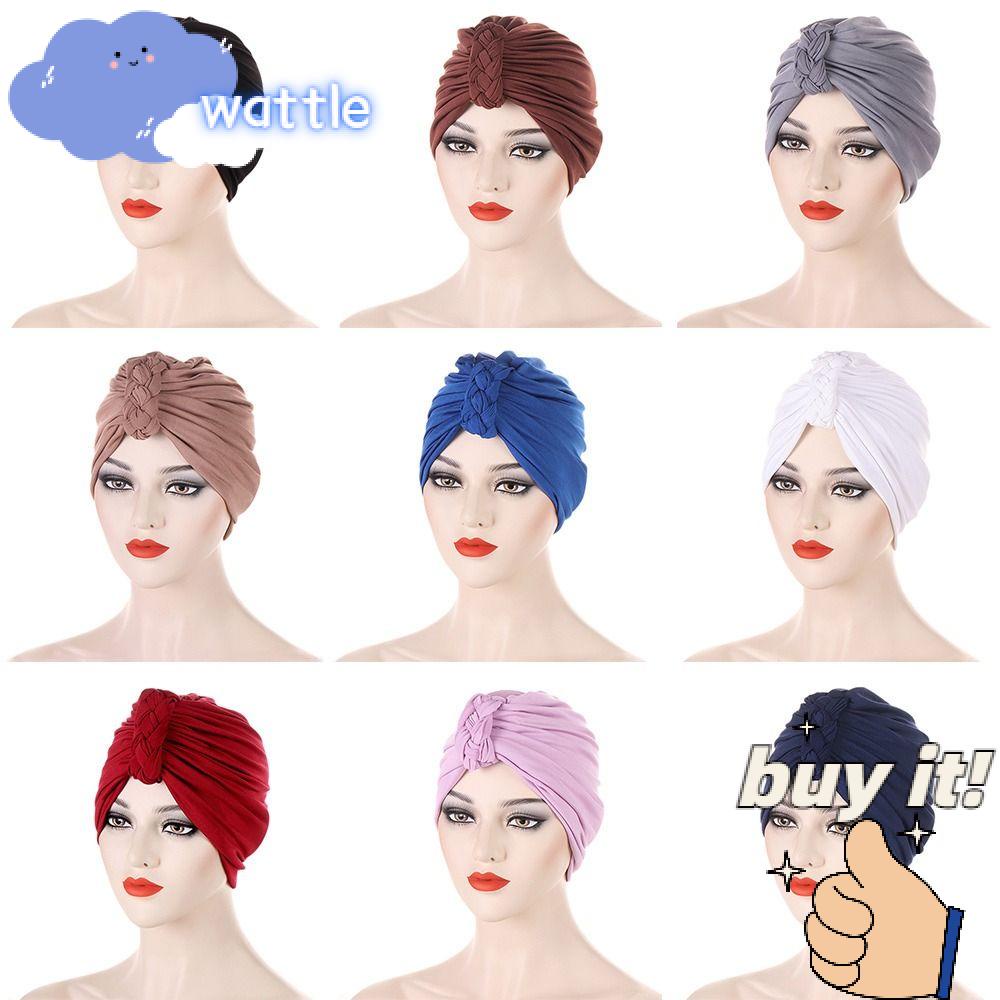 Mũ Turban In Họa Tiết Hoa Chéo Thời Trang Cho Nữ