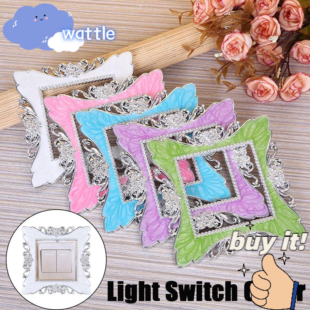 Vỏ Bọc Công Tắc Đèn Gắn Tường Phòng Khách Bằng Nhựa Thiết Kế Sáng Tạo