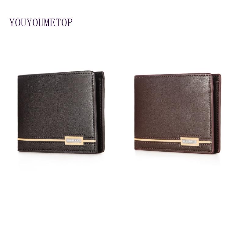 Ví Da PU Gập Đôi Thời Trang Nam Tính