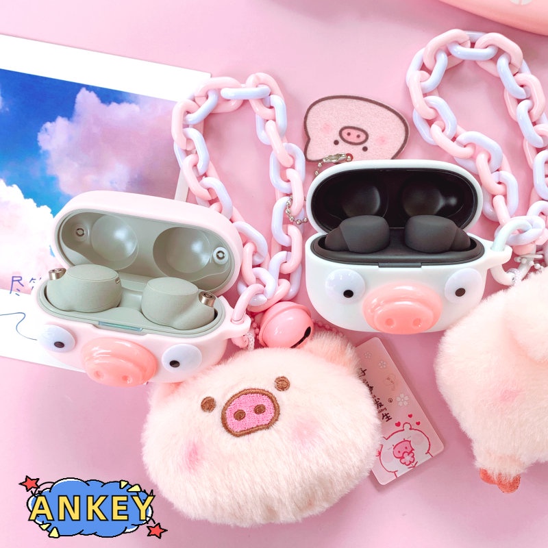 For Sony LinkBuds S WF-L900 LS900N WF-1000XM3 WF-1000XM4 Case Protective Cute Cartoon Cover Bluetooth Earphone Shell Accessories TWS Headphone Portable