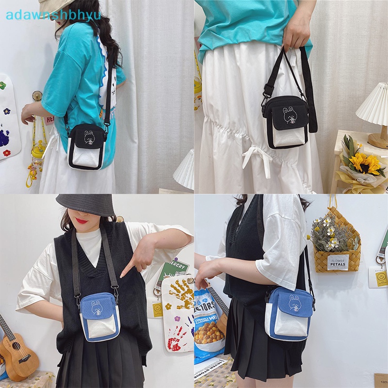 Túi Xách Đeo Vai Vải Bạt In Hoạt Hình Thời Trang Nữ Cá Tính