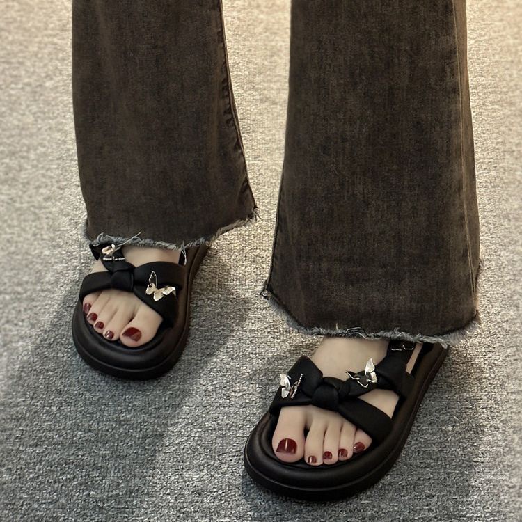 HHH Dép sandal nữ dép đế cao 3cm dép bánh mì Thoải Mái Xinh Xắn  B28G0KO 230620