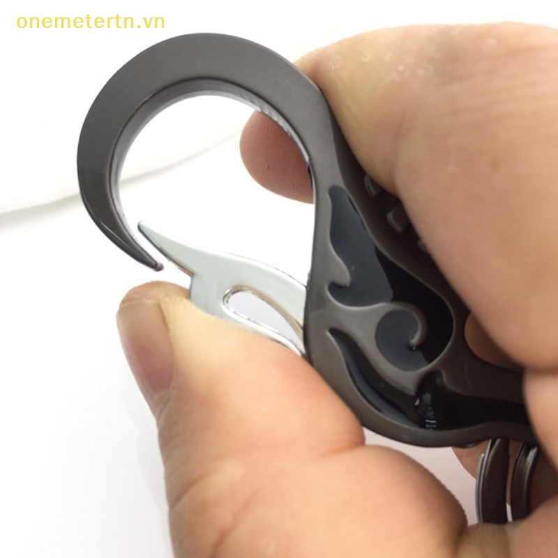 Onemetertn Móc Khóa Kim Loại Tráng Men Hình Ngọn Lửa Đơn Giản Cho Nam Nữ K360