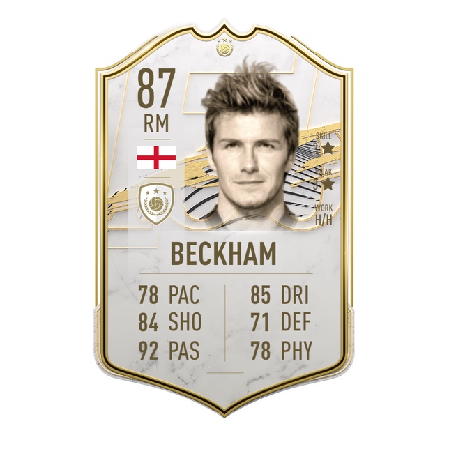Móc khóa David Beckham - móc khóa mica