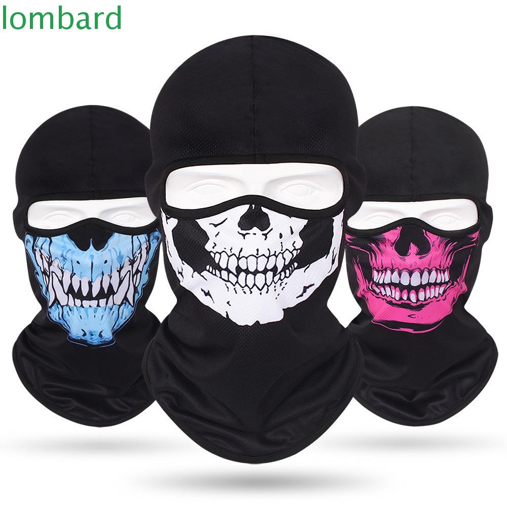 Lombard Tấm Lót Mũ Bảo Hiểm In Hình Đầu Lâu Thoáng Khí Đa Năng Tiện Dụng