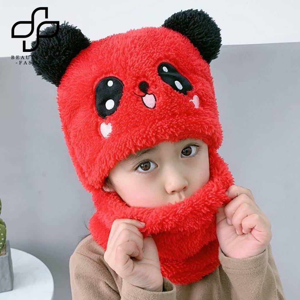 Nón Len Giữ Ấm Tai Gấu Dễ Thương Cho Bé