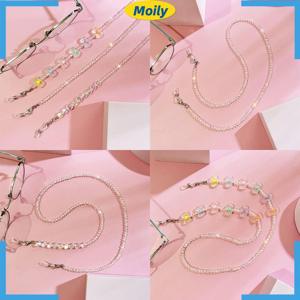 MOILYVN Dây Chuỗi Đeo Mắt Kính Hình Trái Tim Phong Cách Vintage Dành Cho Nam Nữ