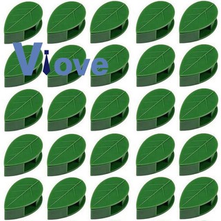 Set 80 kẹp cố định dây leo kèm 96 miếng dán cố định lá xanh