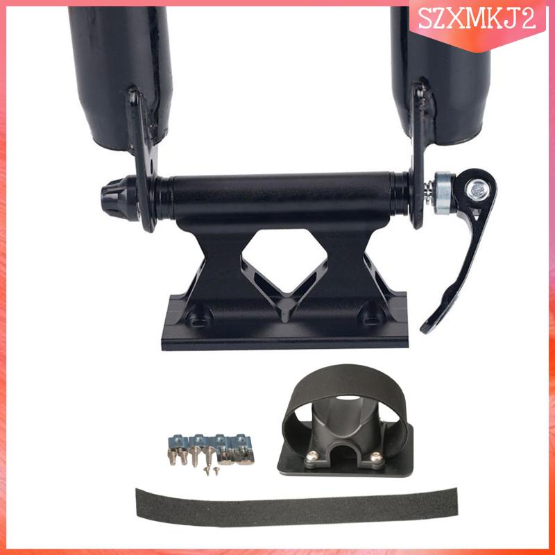 [szxmkj2] Khung Gắn Phuộc Xe Đạp / Xe Tải Bằng Hợp Kim Nhôm Màu Đen