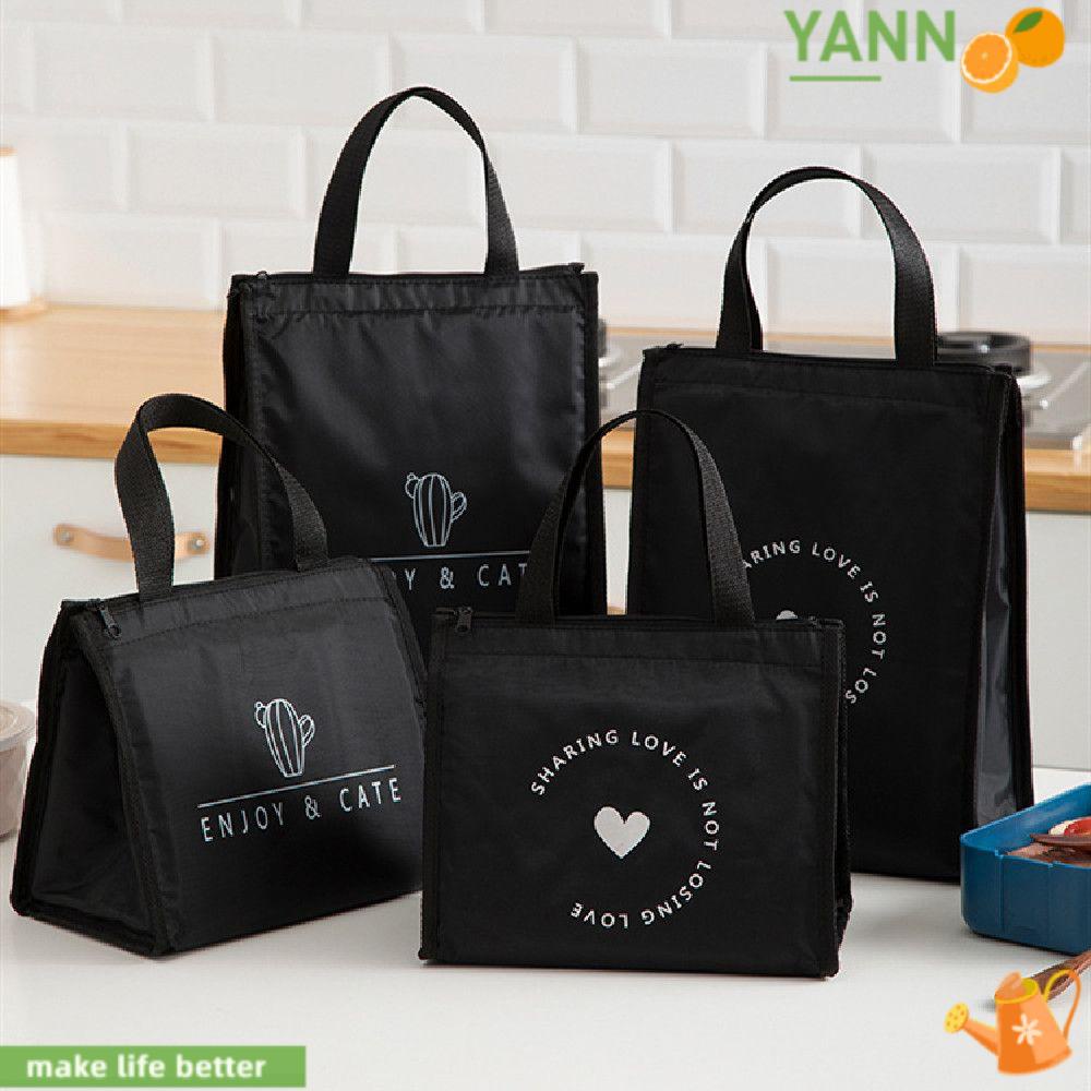 Túi Đựng Cơm Trưa Giữ Ấm Cỡ Lớn Có Khóa Kéo 1 Ngăn Tiện Dụng