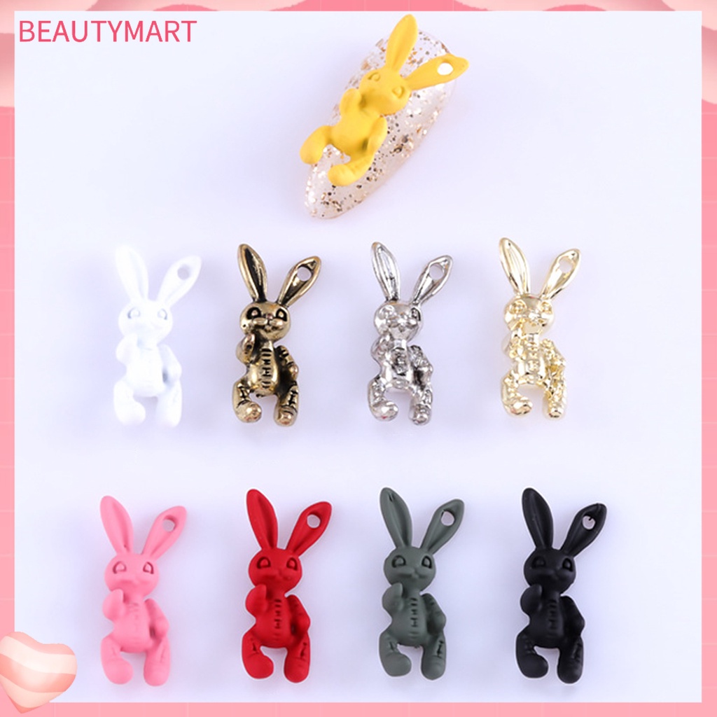 Set 10 Phụ Kiện Trang Trí Móng Tay Nghệ Thuật Tạo Hiệu Ứng 3D Bằng Hợp Kim Kẽm Không Phai Màu Sắc Phong Cách Halloween