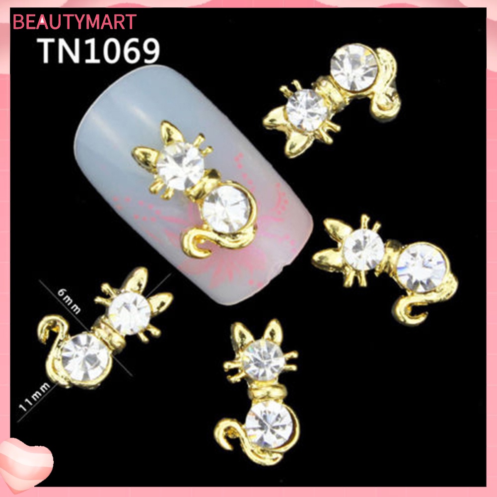 Set 10 Hạt Đá 3D Lấp Lánh Trang Trí Móng Tay Nghệ Thuật Thời Trang DIY