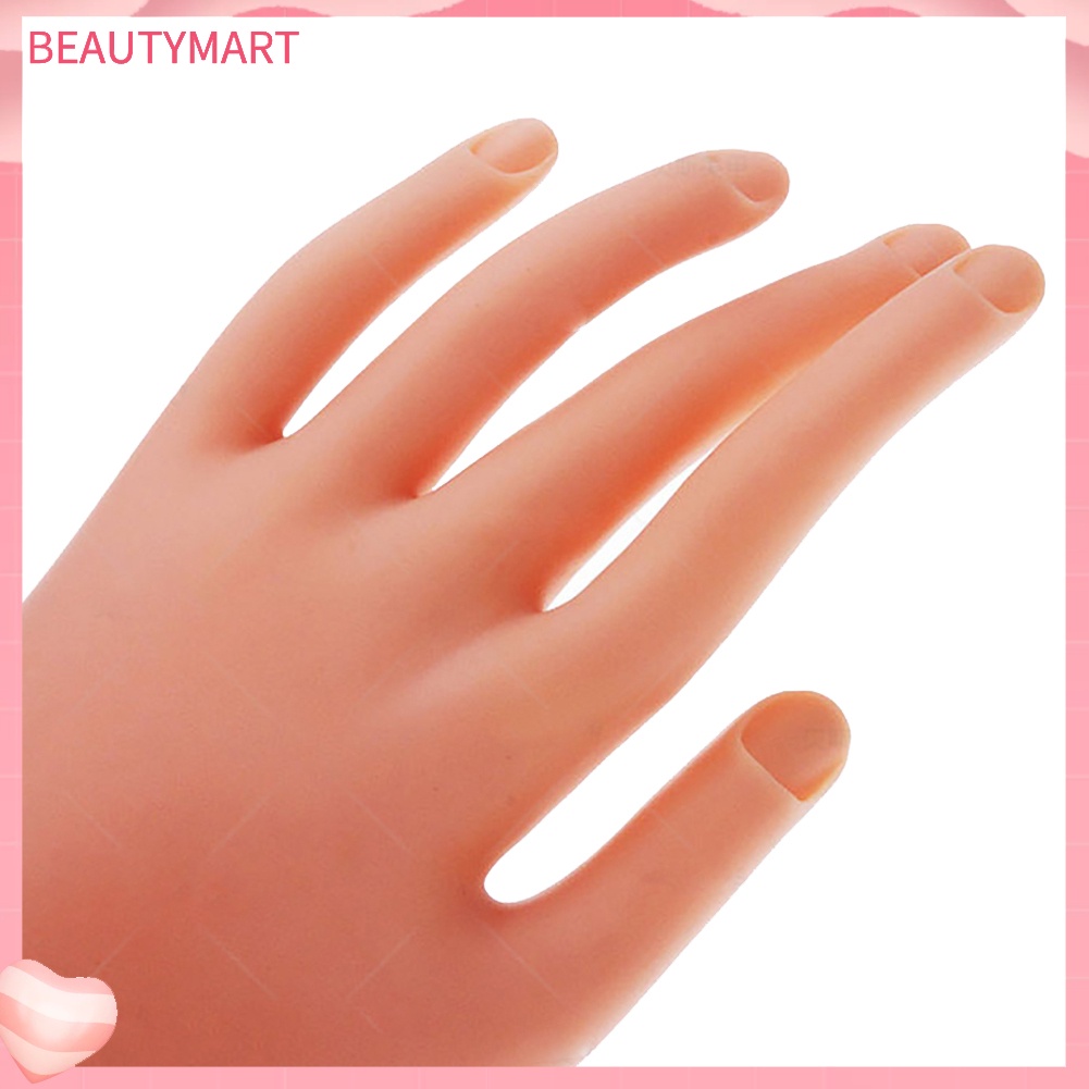 Mô Hình Bàn Tay Giả Mềm Dùng Luyện Tập Làm Móng