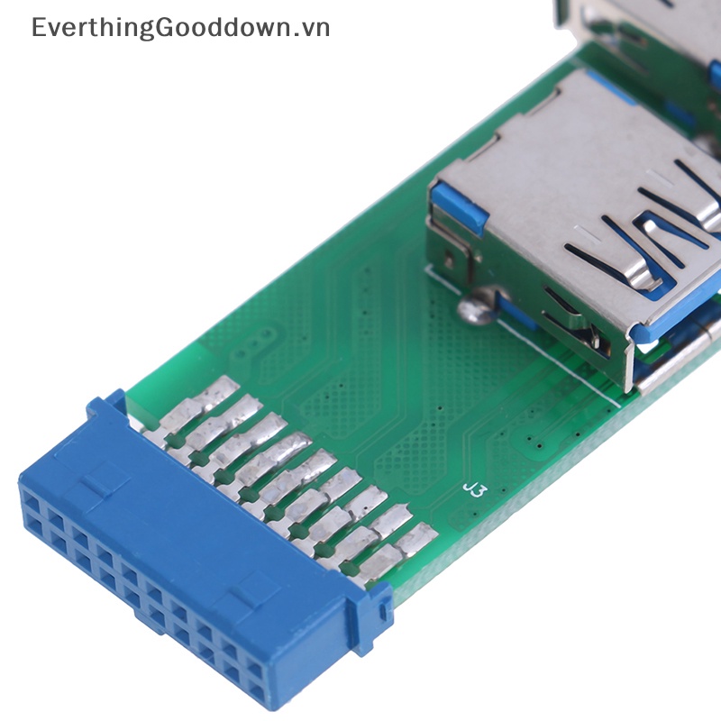 1 Bộ Chuyển Đổi 2 Cổng USB 3.0 Female Sang 20 Pin Female vn