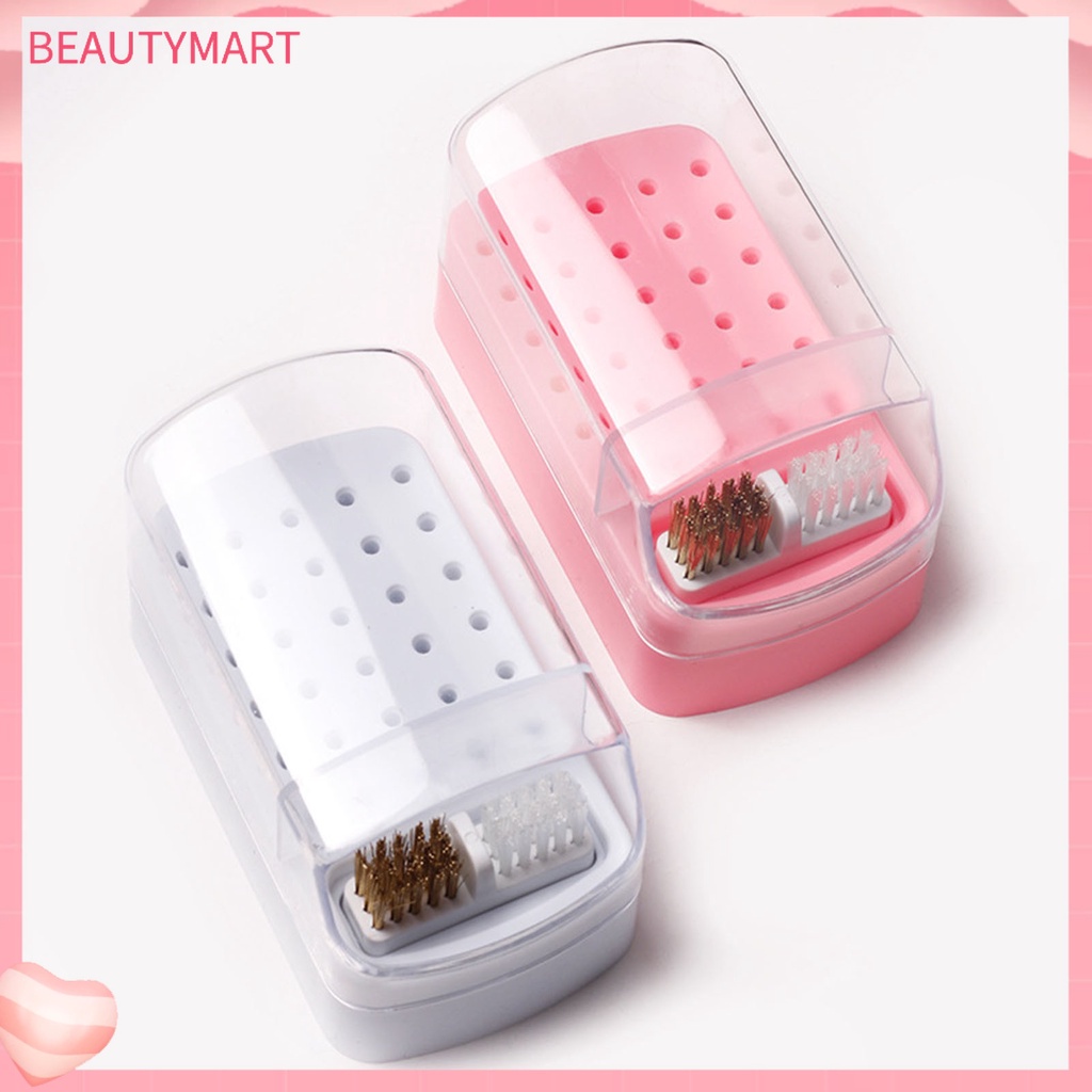 Giá Đỡ Mũi Khoan Móng Tay 30 Ngăn Chống Bụi Có Thể Giặt Lại Tiện Dụng