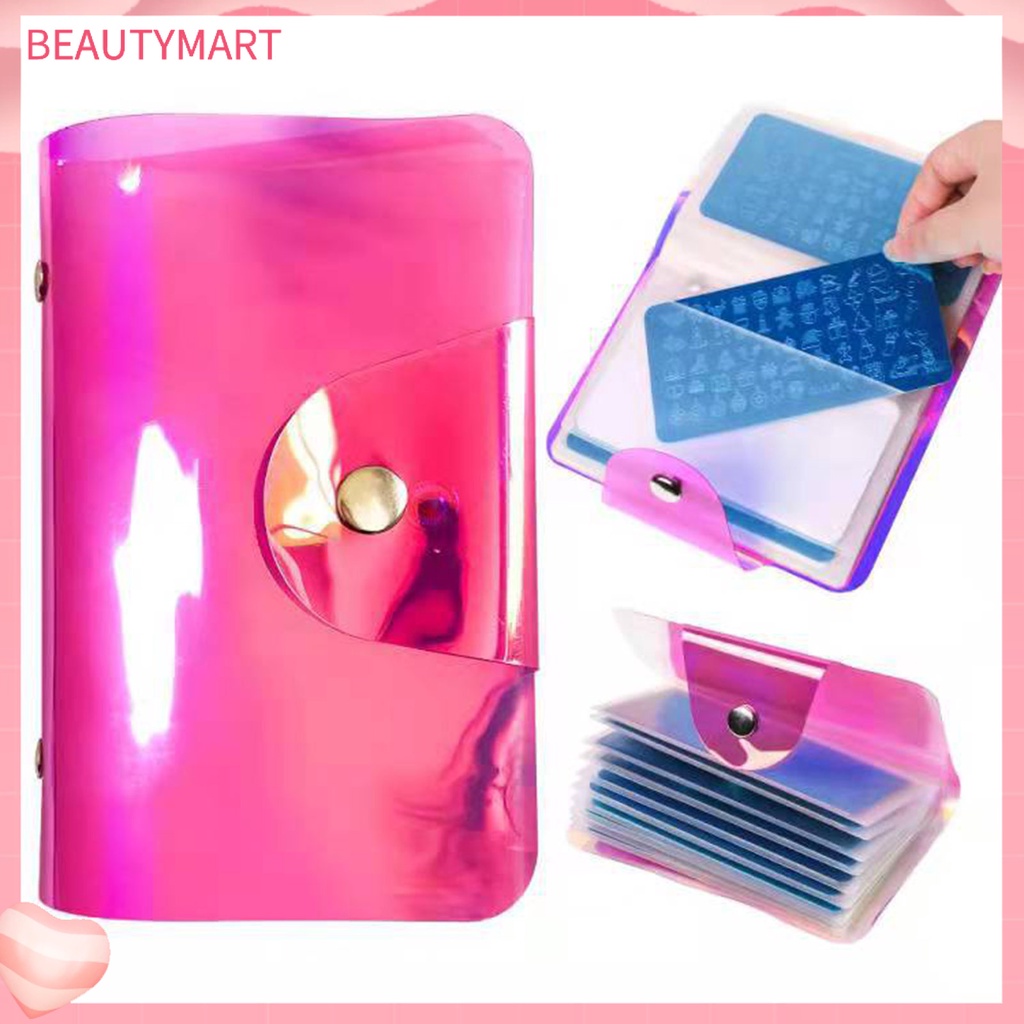 Túi Rỗng Hình Vuông Đựng Khuôn Trang Trí Móng Tay Chống Trầy Xước Trọng Lượng Nhẹ Dành Cho Nữ