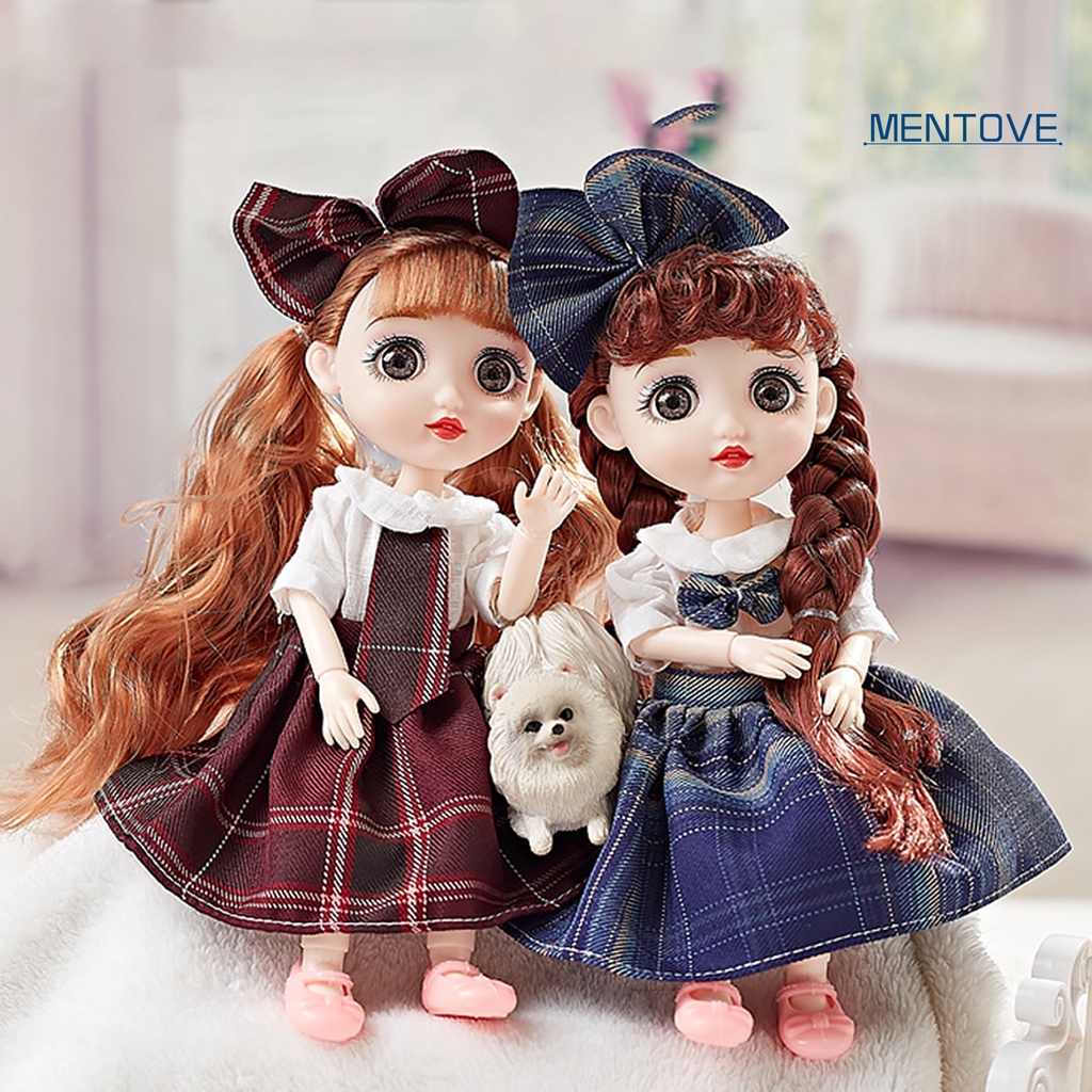 Búp Bê JK Mặc Đầm Nhám 24CM Biểu Tượng Cảm Xúc Đẹp Mắt