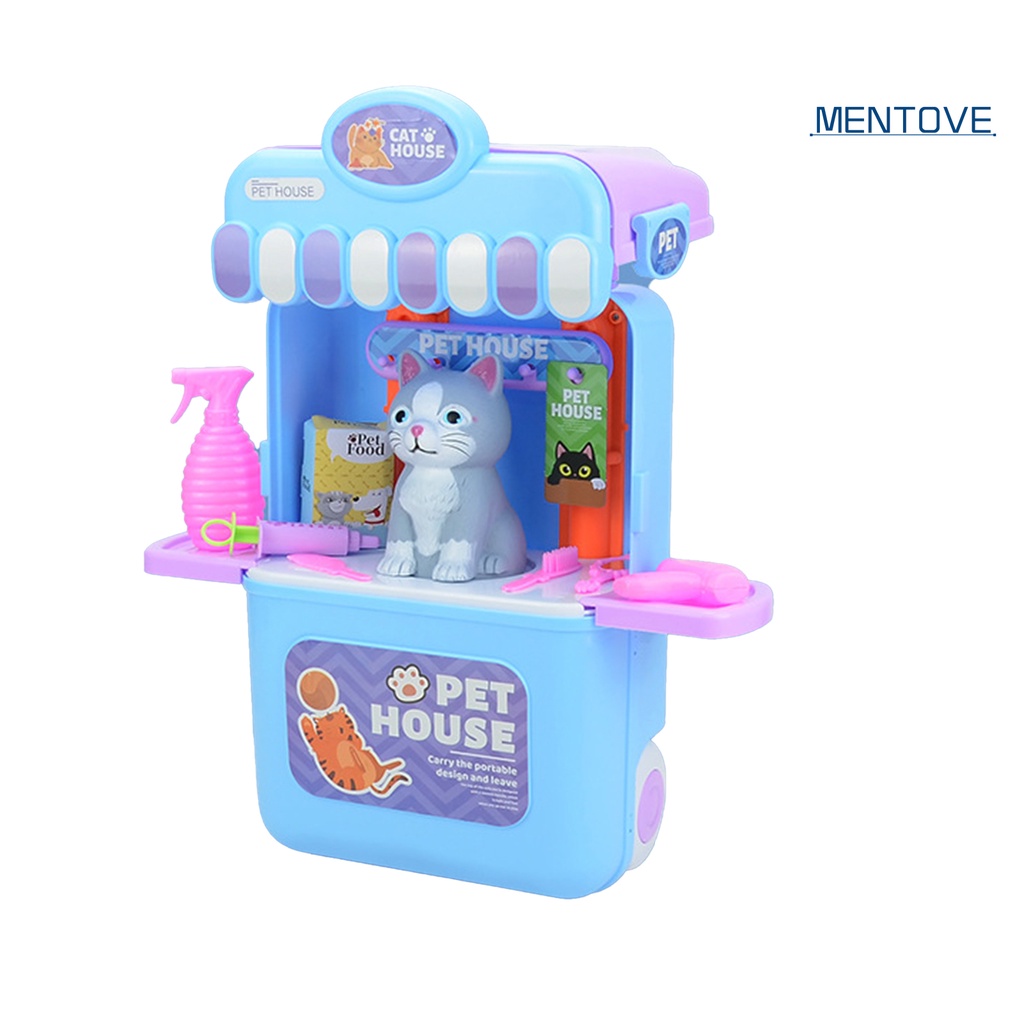 Bộ 21 Món Đồ Chơi Gồm Ba Lô + Túi Lăn Đựng Thú Cưng 3 Trong 1 Tiện Dụng