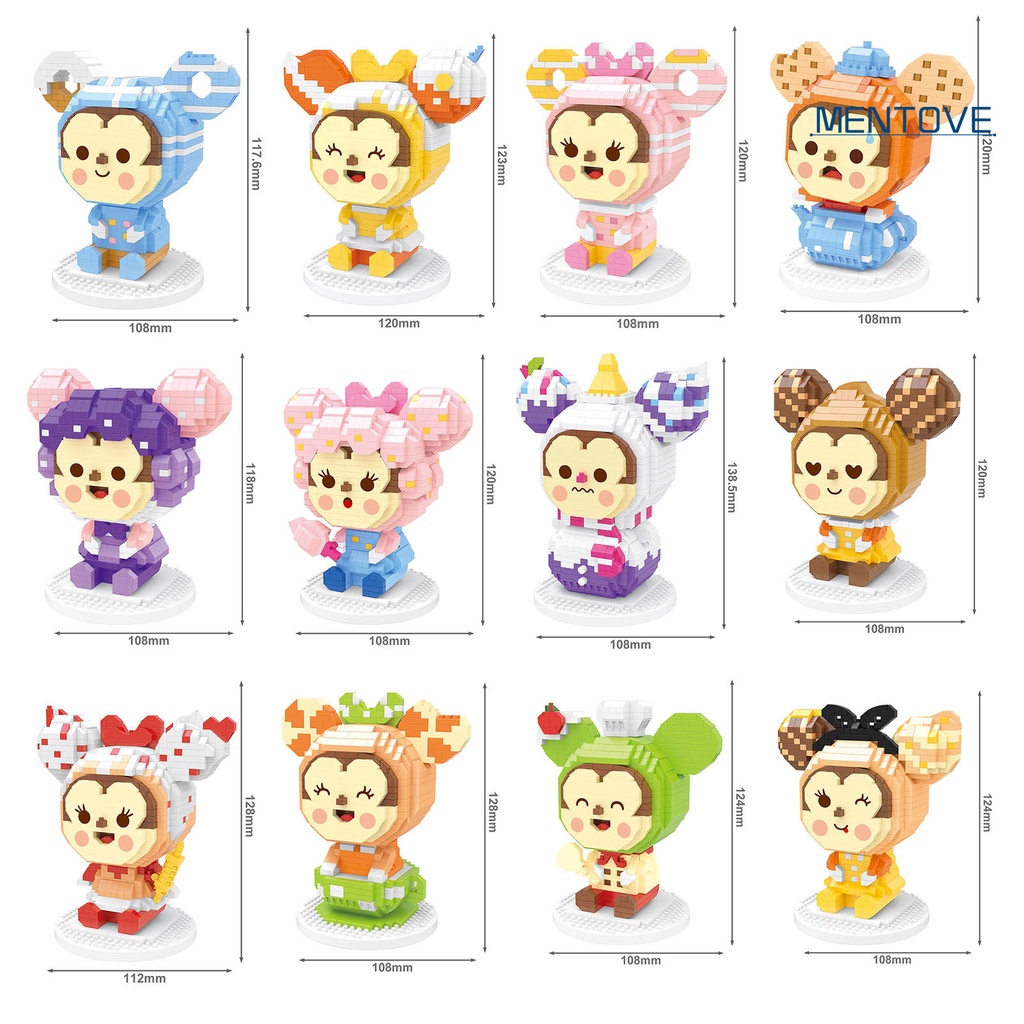 [MT] Khối Đồ Chơi Lắp Ráp Đầu Bếp Chỉ Đầu Bếp Tráng Miệng Luyện Tư Duy Logic Thân Thiện Với Môi Trường Hình Nhân Vật Hoạt Hình