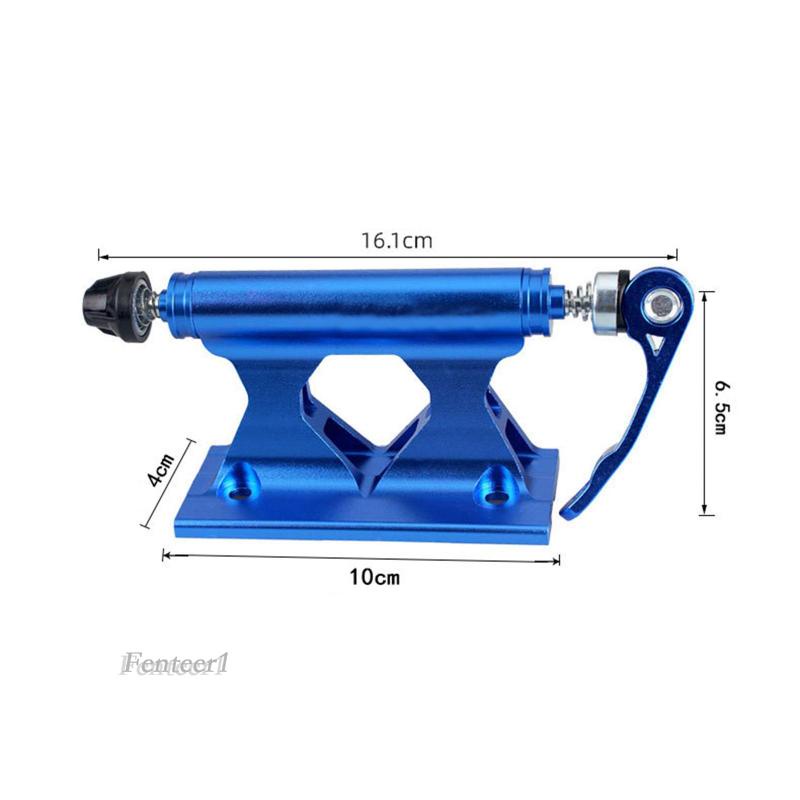 [Fenteer1] Khung Gắn Phuộc Xe Đạp Bằng Hợp Kim Nhôm Màu Đen