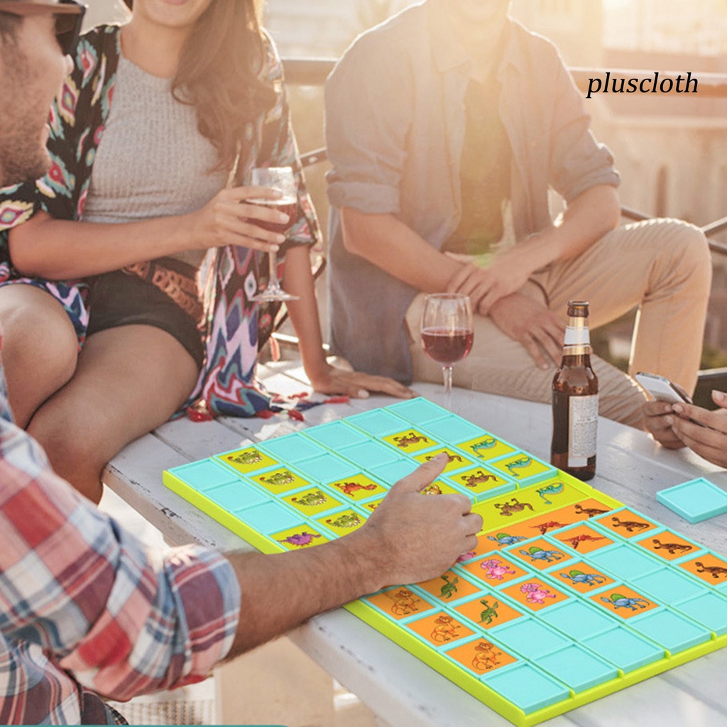 1 Bộ Trò Chơi Đoán Khủng Long Hoạt Hình Trọng Lượng Nhẹ Thú Vị Giải Trí Đa Người