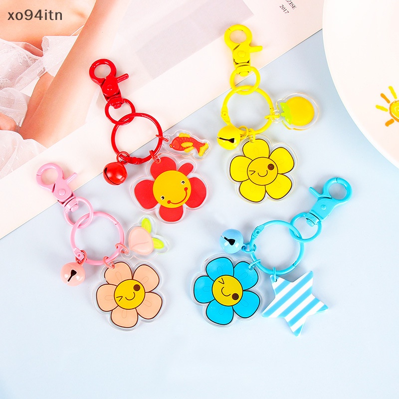 Móc Khóa Hình Hoa Acrylic Thời Trang Cho Nữ