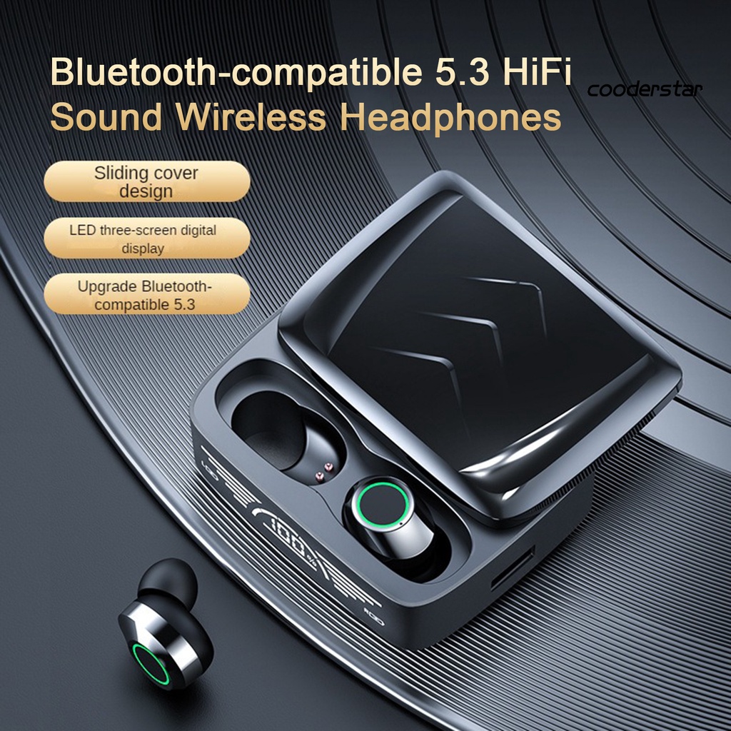 Tai Nghe Nhét Trong Không Dây Bluetooth 5.3 HiFi BQ30 Có Màn Hình LED Kỹ Thuật Số