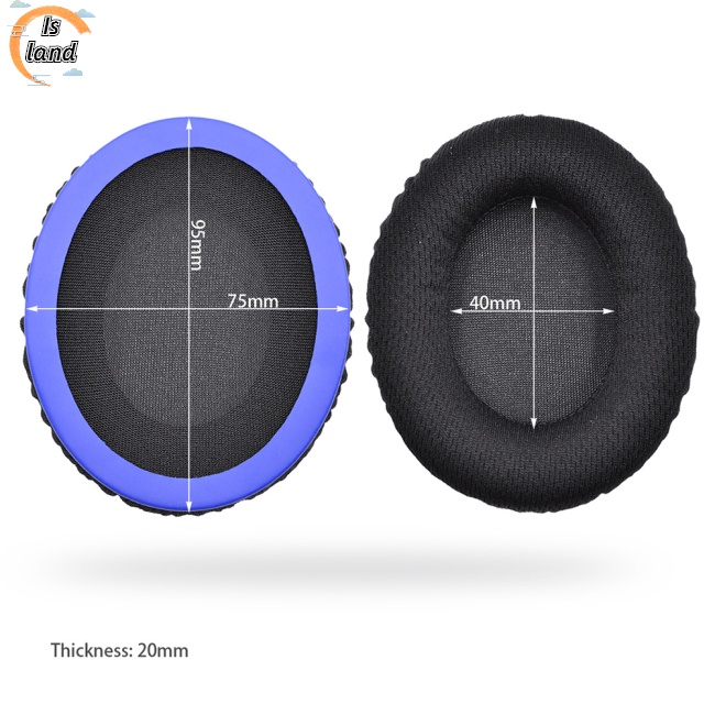 1 Cặp Đệm Tai Nghe Thay Thế Tương Thích Với Kingston Cloud Stinger Core Stinger