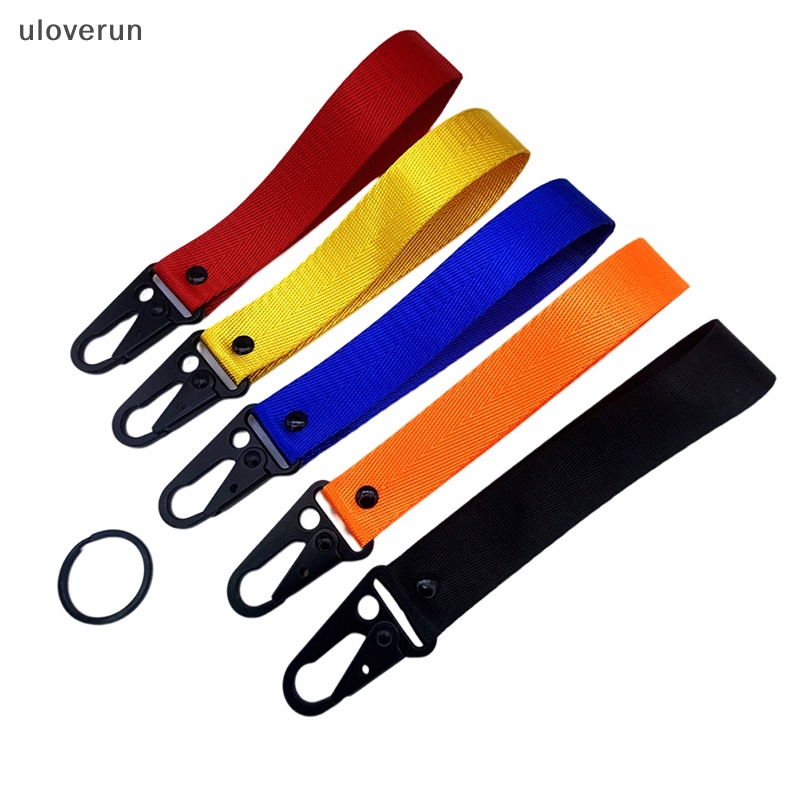 Uloverun Móc Chìa Khóa Xe Hơi / Mô Tô Kèm Dây Đeo Bằng Kim Loại Tiện Dụng