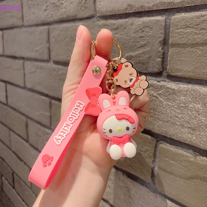 SANRIO Móc Khóa Hình Búp Bê Kuromi My Melody Dễ Thương Mới
