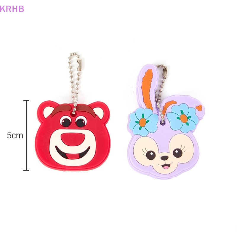 Móc Chìa Khóa Bằng Silicon Mềm Họa Tiết Gấu Picachu Hoạt Hình Dễ Thương Sáng Tạo Mới