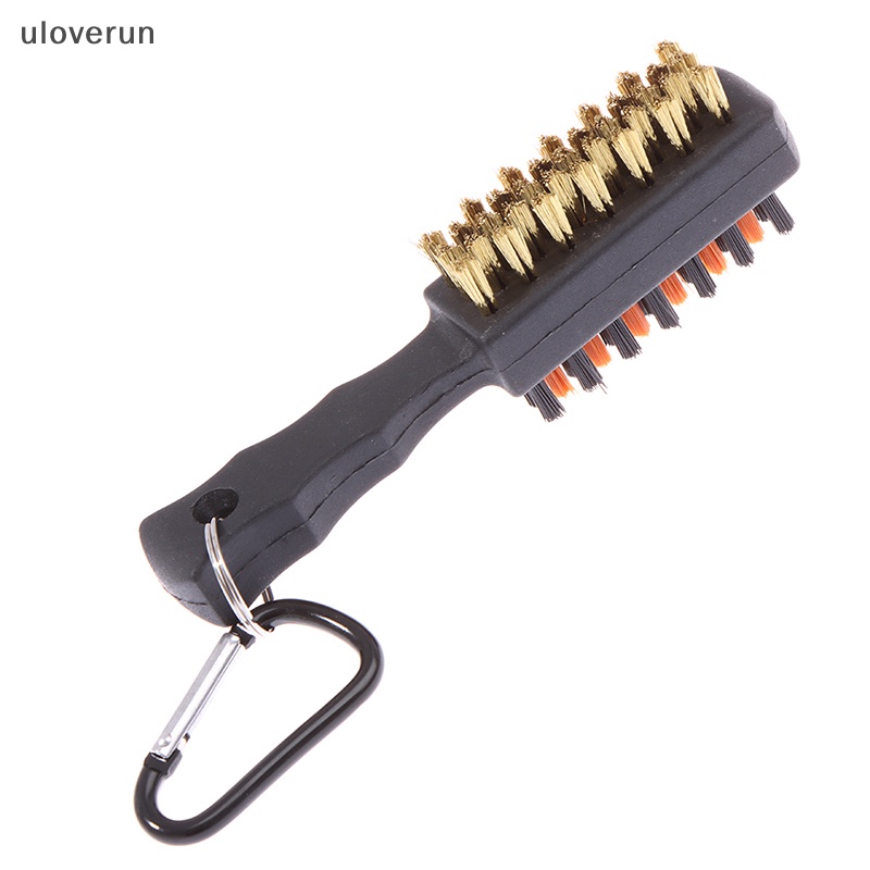 Bàn Chải Nylon 2 Mặt Có Dây Kéo Vệ Sinh Gậy Đánh Golf Chuyên Dụng