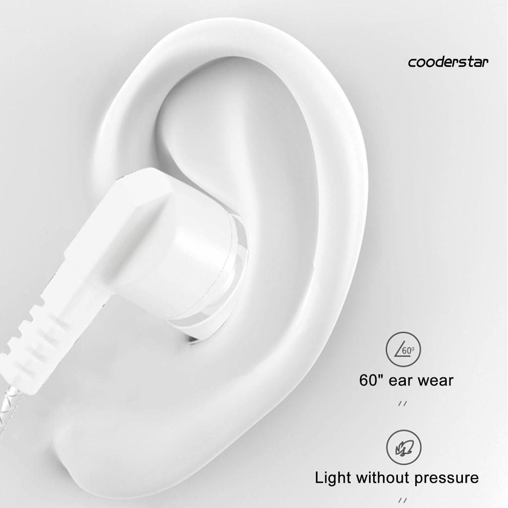 (Coood) Tai Nghe Nhét Tai Có Dây Độ Trung Thực Cao 3.5mm Kèm Mic Cho Thể Thao