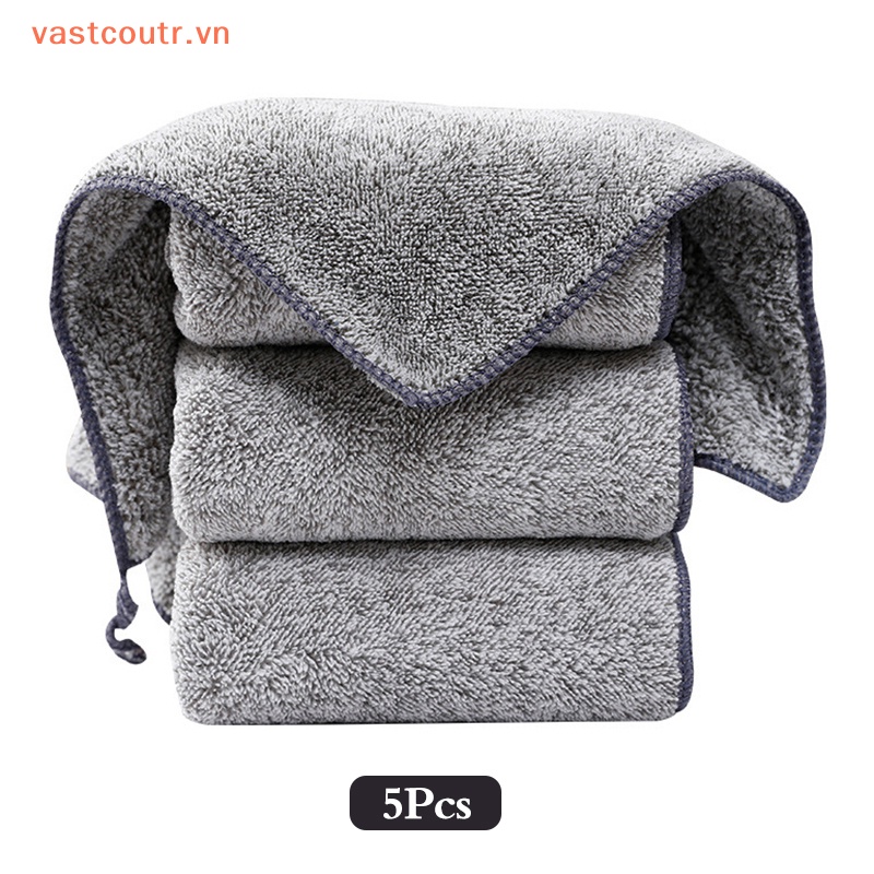 Set 5 Khăn Lau Bếp Sợi Than Tre Chống Dầu Mỡ