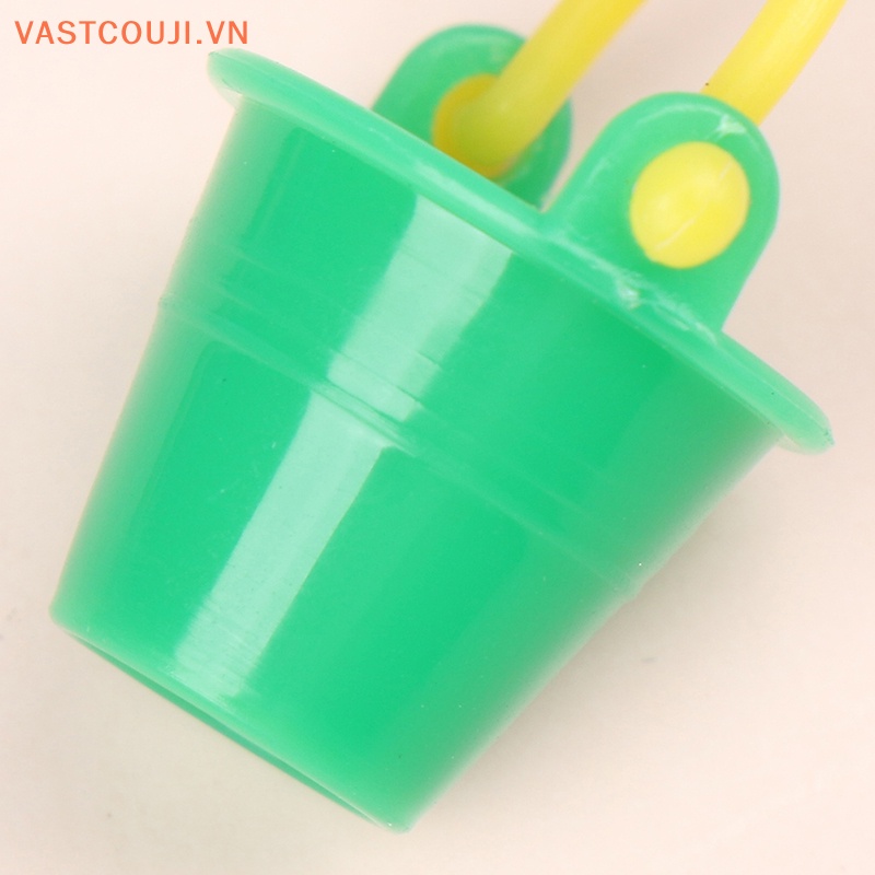 Set 2 Xô Nước Mini Tỉ Lệ 1 / 12 Dùng Để Trang Trí Nhà Búp Bê