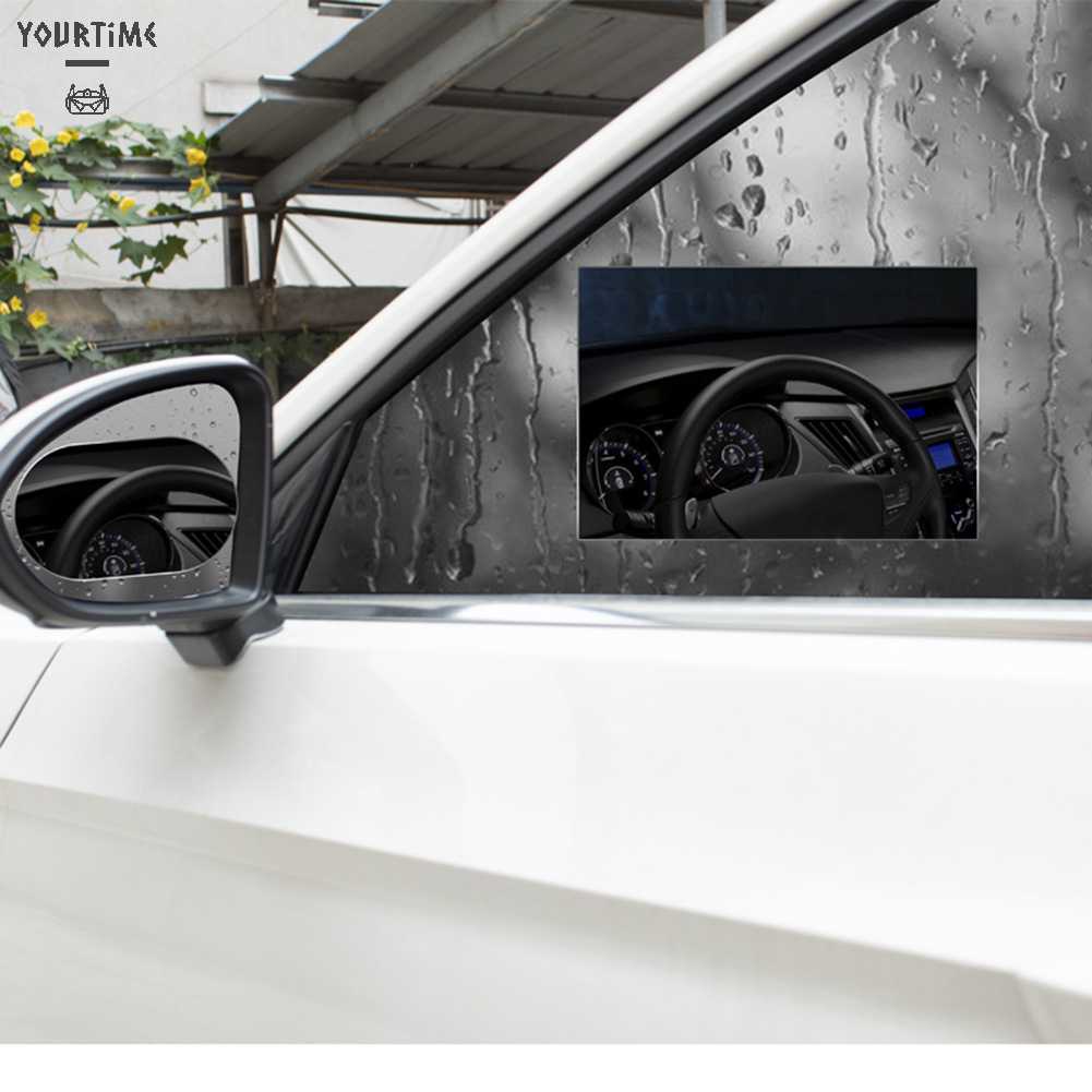 Bộ 2 Miếng Phim Dán Cửa Sổ Xe Hơi Chống Sương Mù / Mưa Tiện Dụng