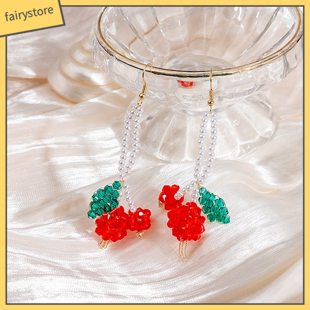 1 Đôi Bông Tai Hình Hoa Nhỏ Đính Ngọc Trai Nhân Tạo Thời Trang