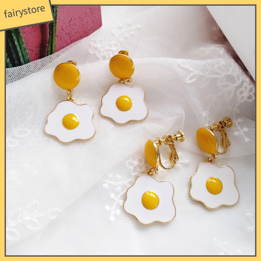 Bông Tai Hình Trứng Thời Trang Dành Cho Nữ