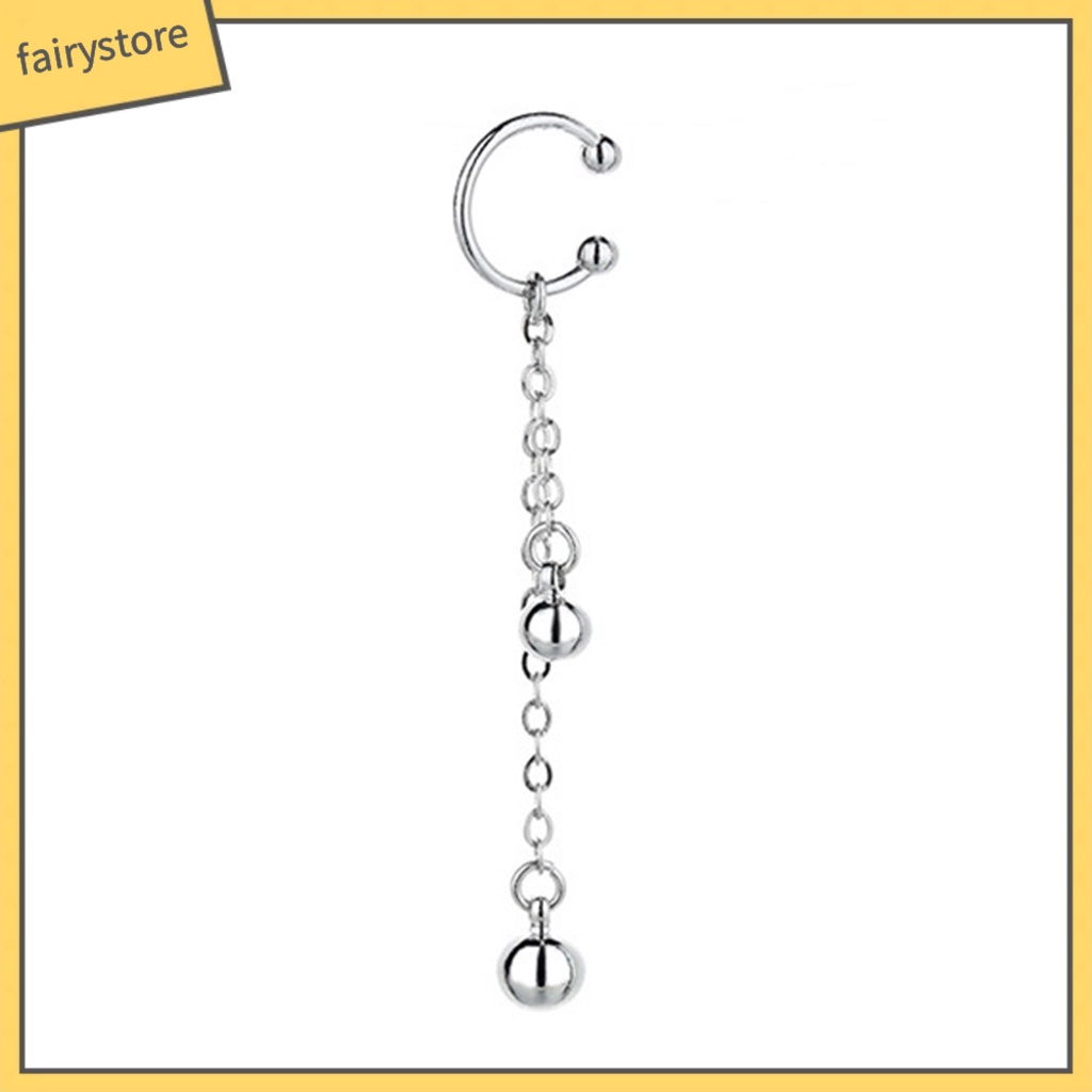 [FRO] 1 Khuyên Tai Kẹp Vành Tai Không Cần Khoan Lỗ Sáng Trang Trí Hình Hành Tinh Nhỏ Dễ Phối Đồ Trang Sức Cho Nữ