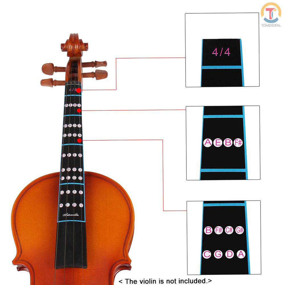 Miếng Dán Bảng Phím Đàn Violin 4 / 4 Cho Người Mới Bắt Đầu