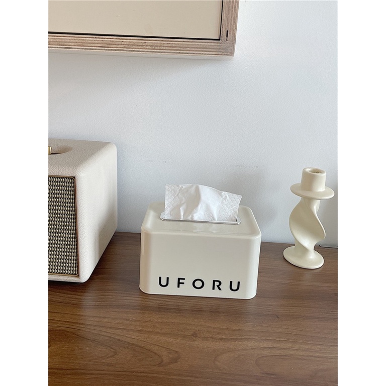 Hộp Đựng Khăn Giấy Kiểu Kem Sáng Tạo Sang Trọng Trang Trí Phòng Khách