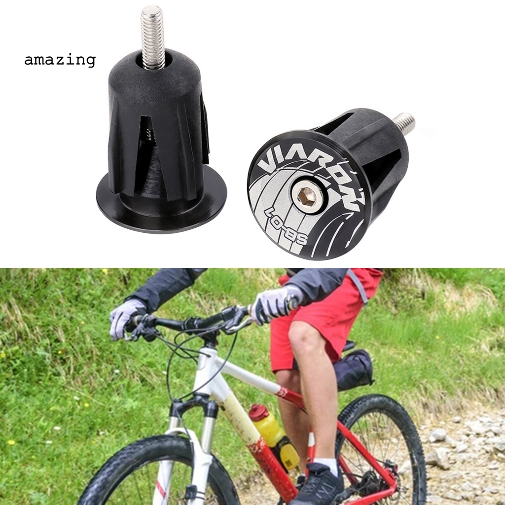 Bộ 2 Nút Gắn Tay Lái Xe Đạp Leo Núi Bằng Hợp Kim Nhôm Gọn Nhẹ Chống Mòn Thân Thiện Với Môi Trường