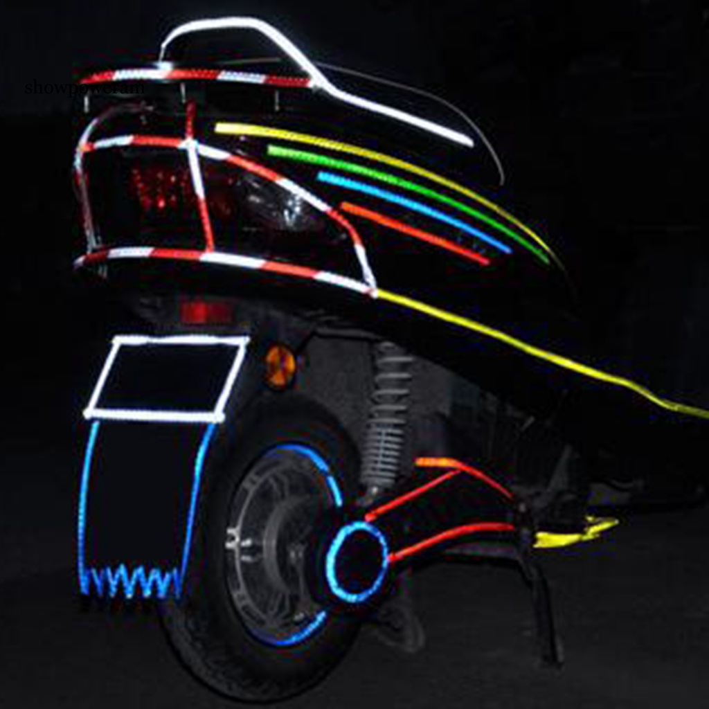 Miếng Dán Phản Quang Trang Trí Xe Đạp / Mô Tô Độc Đáo Tiện Dụng