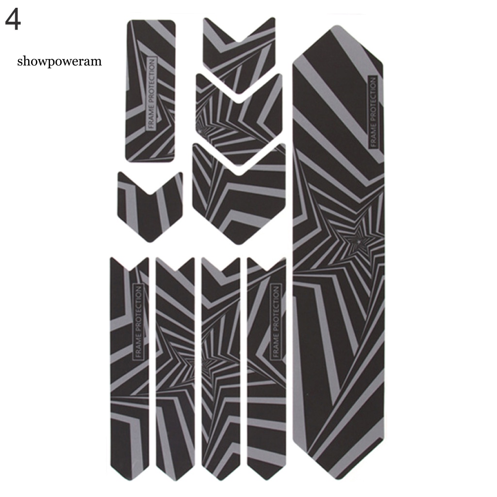 Miếng Dán Phản Quang 3D Chống Thấm Nước Trang Trí Bảo Vệ Xe Đạp DIY