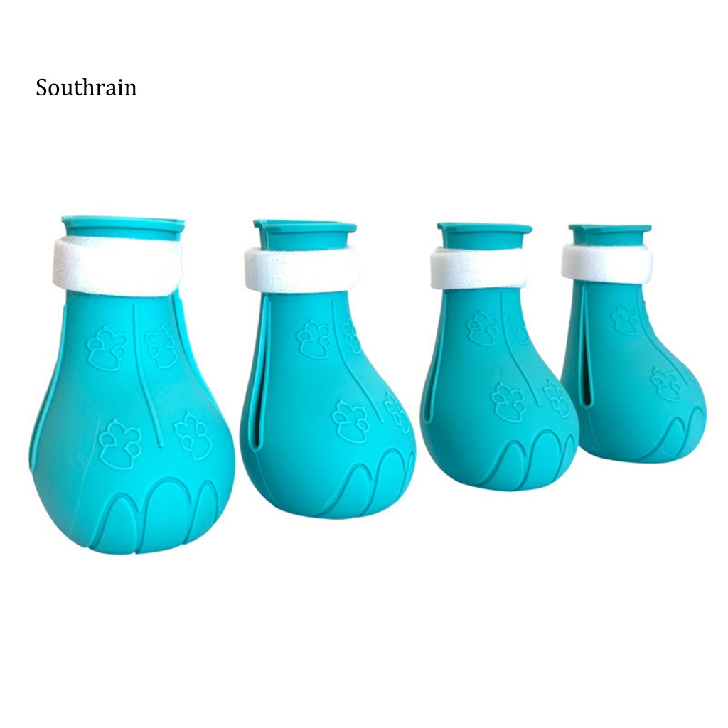 Bộ 4 Vỏ Bọc Móng Vuốt Mèo Bằng Silicon Mềm Chống Trầy Xước