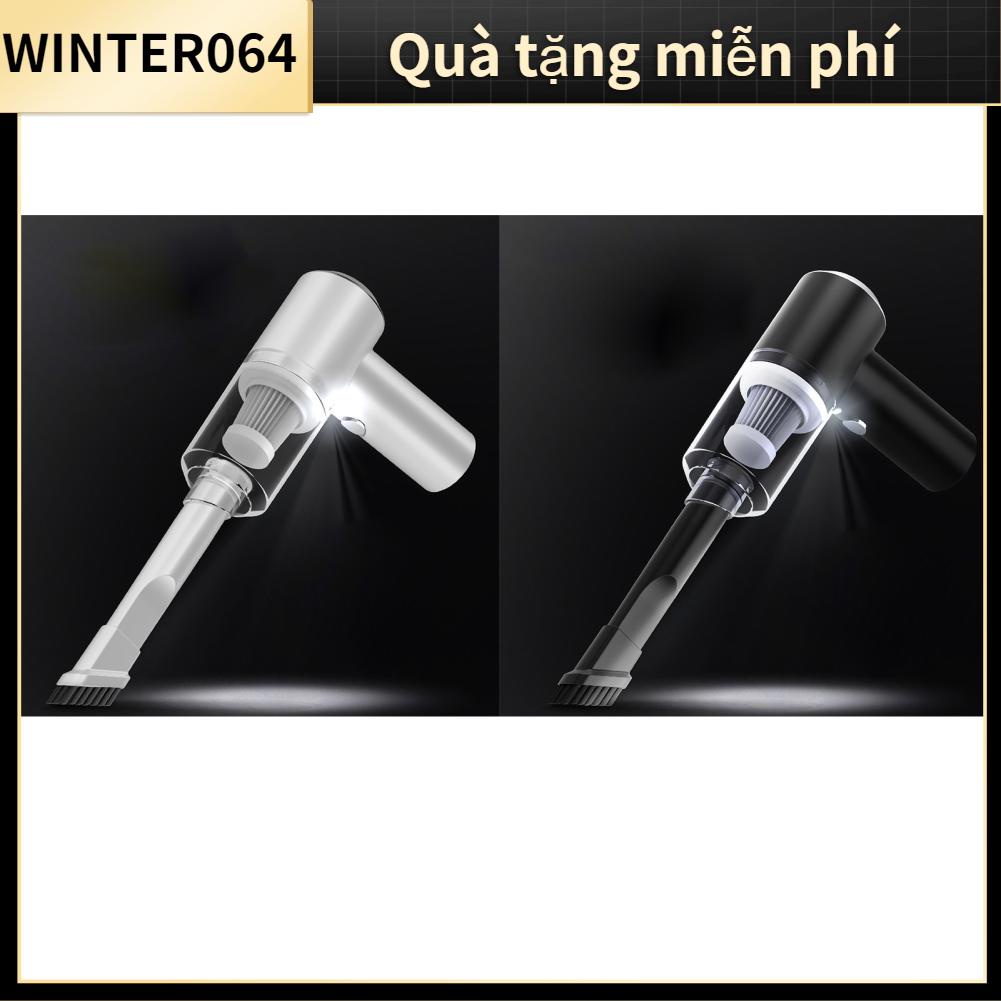 Winter064 Máy Hút Bụi Cầm Tay 120W Khô Ướt Sử Dụng Kép 6000PA Mạnh Không Dây Cho Xe Hơi Gia Đình
